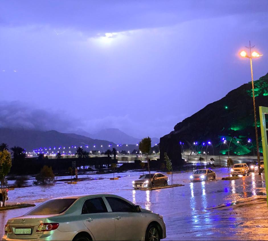 أمطار على نجران